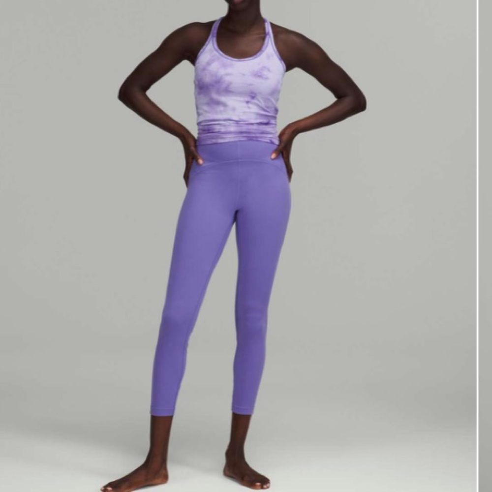 Lululemon InStill High-Rise Tight 25" Charged Indigo Size 8